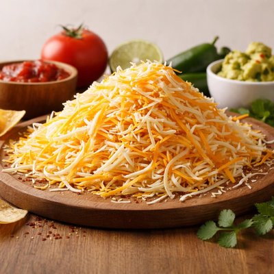 Shredded cheese fiesta