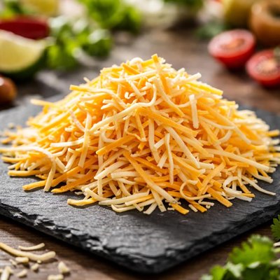 Shredded cheese mexican blend