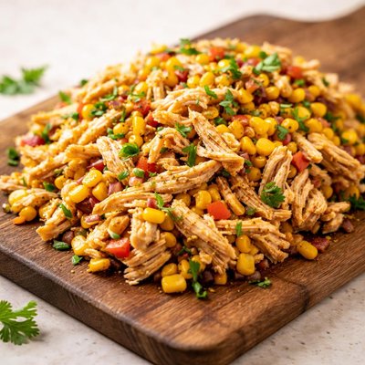 玉米鸡丝