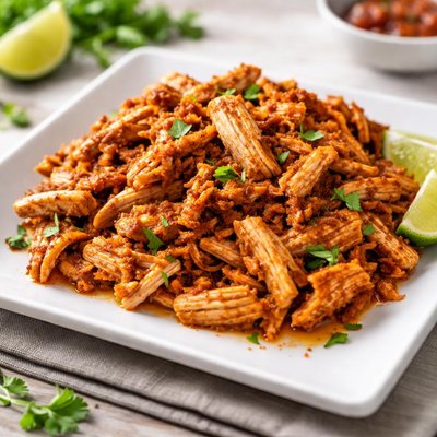 Shredded chicken with fajita seasoning