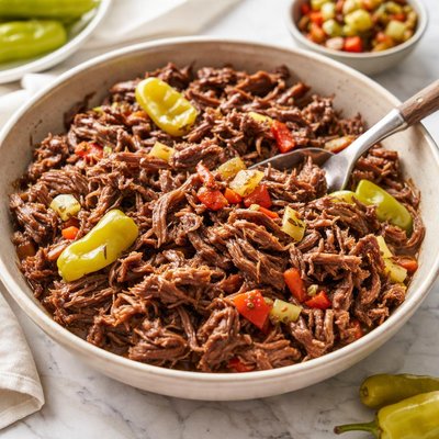 Shredded italian beef