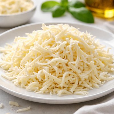 Shredded mozzarella cheese