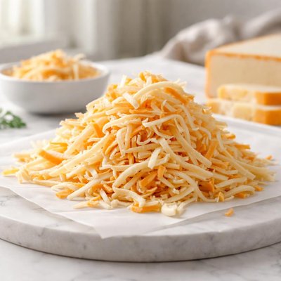 Shredded muenster cheese