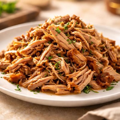 Shredded pork loin