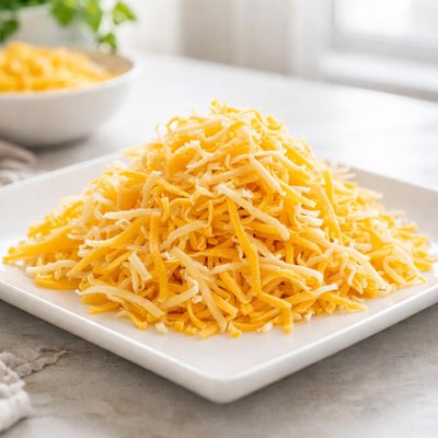 Shredded queso