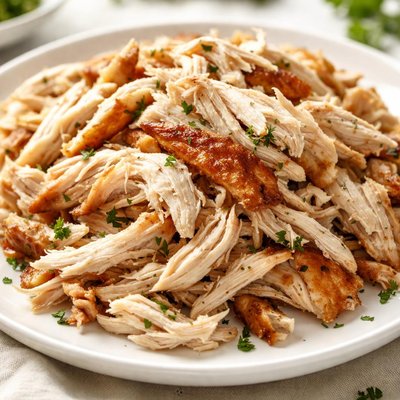 Shredded rotisserie chicken