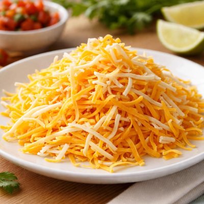 Shredded taco cheese