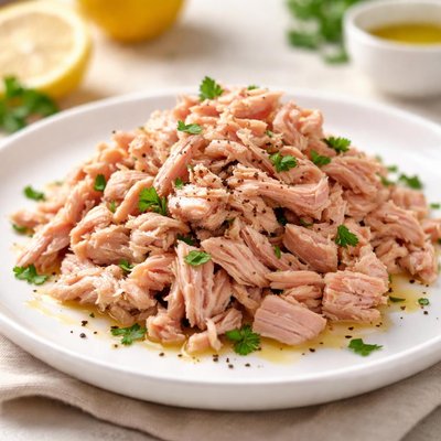 Shredded tuna