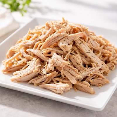 Shredded turkey meat