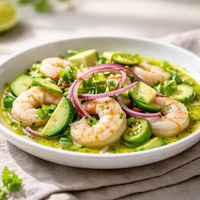 Shrimp aguachile