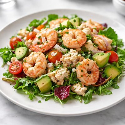 Shrimp and crab salad