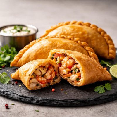 Shrimp empanada