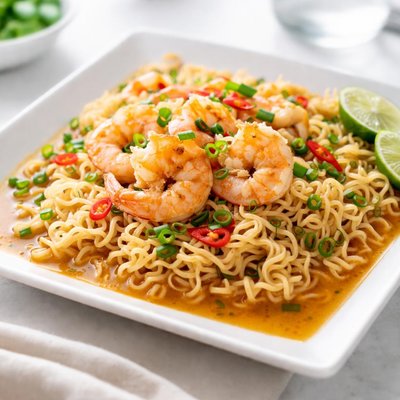 Shrimp flavored ramen