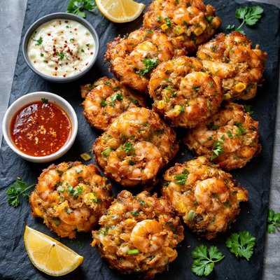Shrimp fritters