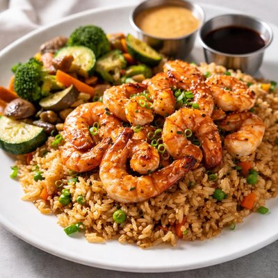 Shrimp hibachi