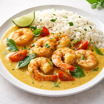 大虾摩里椰奶咖喱