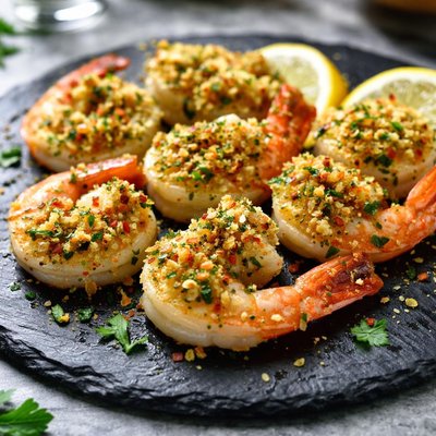 Shrimp oreganata