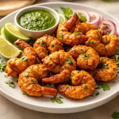 Shrimp pakora