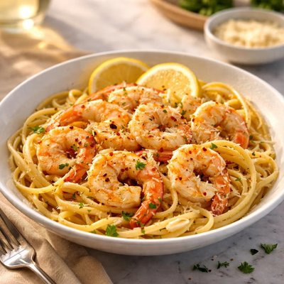 Shrimp pasta red lobster