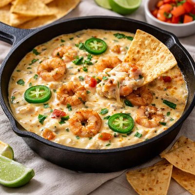 Shrimp queso
