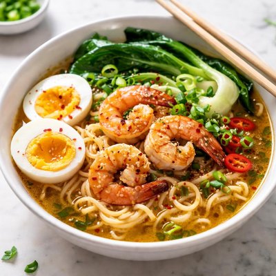 Shrimp ramen