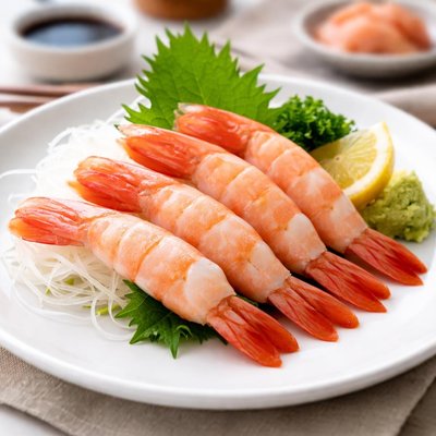 Shrimp sashimi