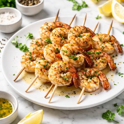 Shrimp skewers