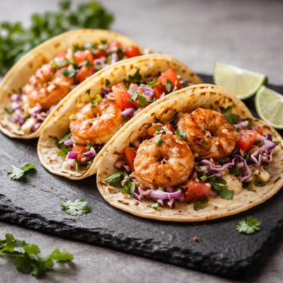 Shrimp street taco