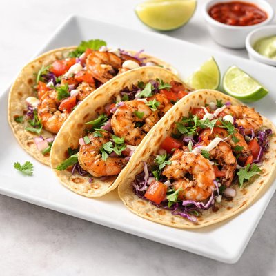 Shrimp street tacos