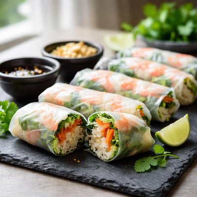 Shrimp summer rolls