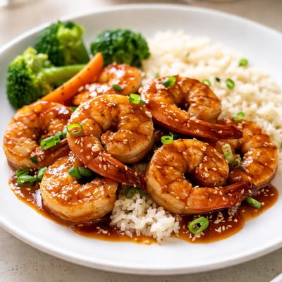 Shrimp teriyaki