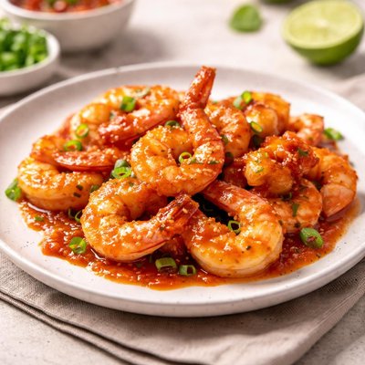 Shrimp with sweet chili sauce