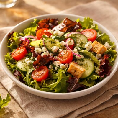 Side salad with cheese