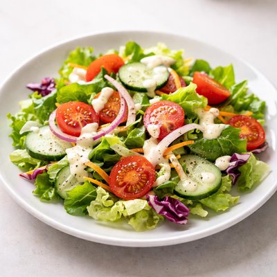 Side salad with ranch