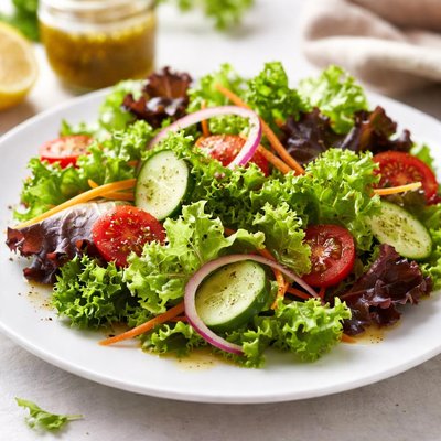 Side salad with vinaigrette