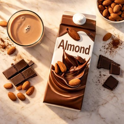 Silk almond dark chocolate