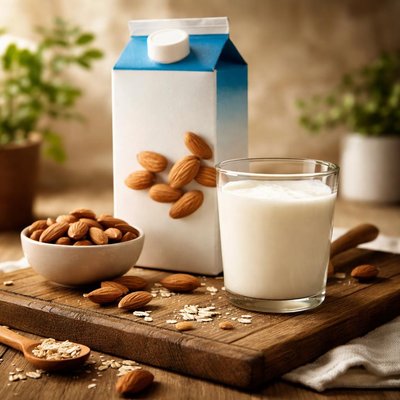 Silk almond milk sweetened