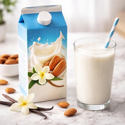 Silk almond milk vanilla