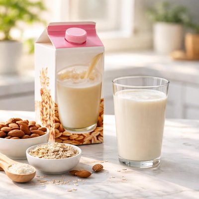 Silk protein milk
