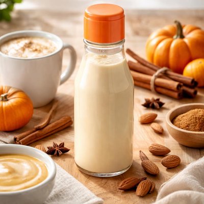 Silk pumpkin almond milk creamer