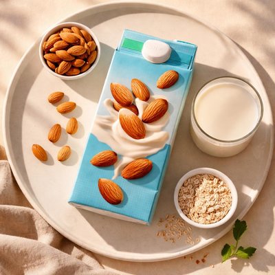 Silk unsweetened almond milk
