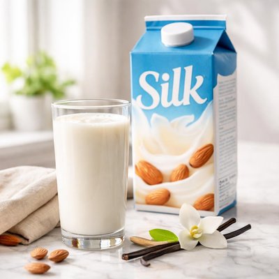 Silk unsweetened vanilla milk