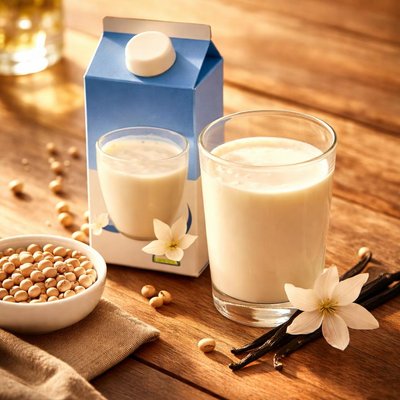 Silk vanilla soy milk