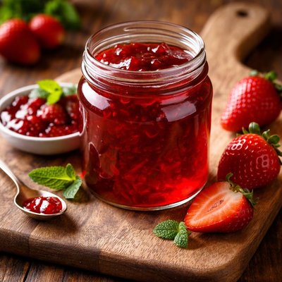 Simply fruit jelly strawberry