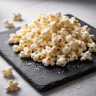 Simply salted popcorn