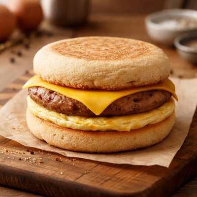 Simply sausage english muffin tim hortons
