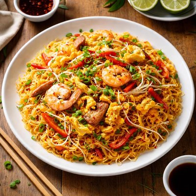 Singapore vermicelli from chinese resturantc