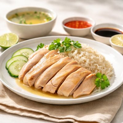 Singaporean chicken rice