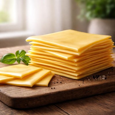 Singles cheese slice