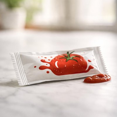 Sir kensington single use ketchup packet